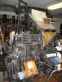 Kerby museum Linotype
